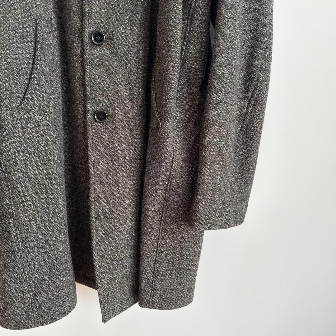 ms braque グリーン系 チェスターコート ウール混紡