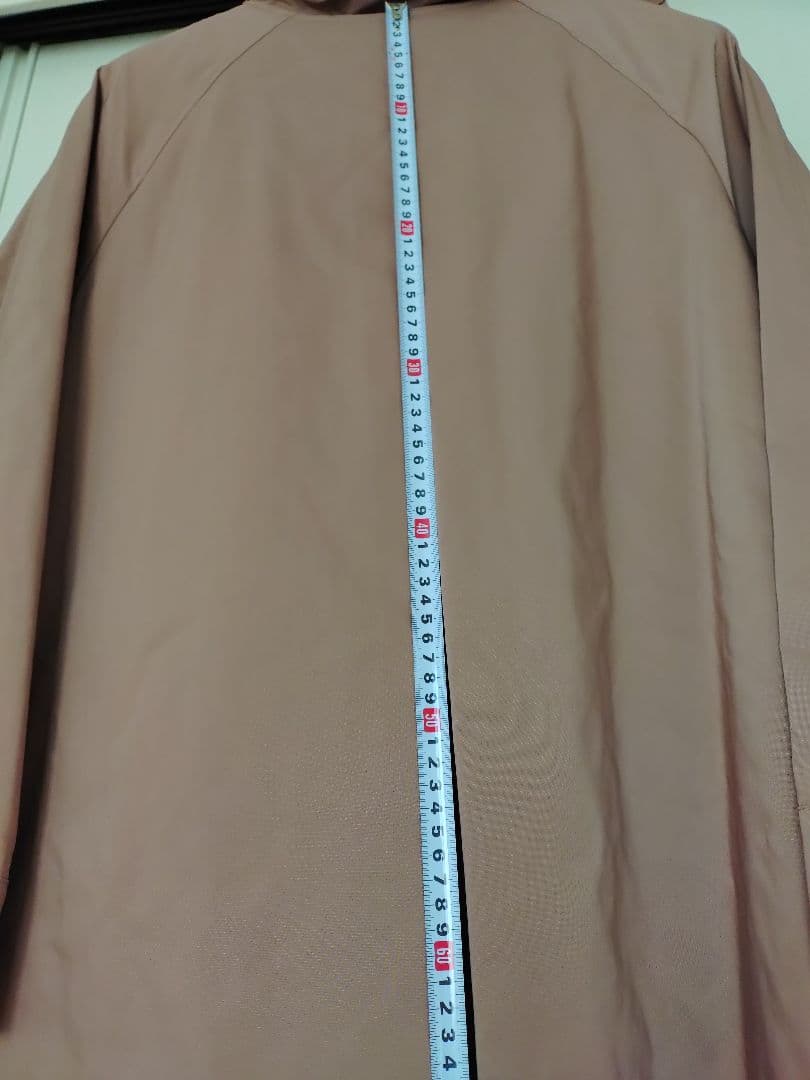 Leilian フード付きピンクトレンチコート　13＋サイズ