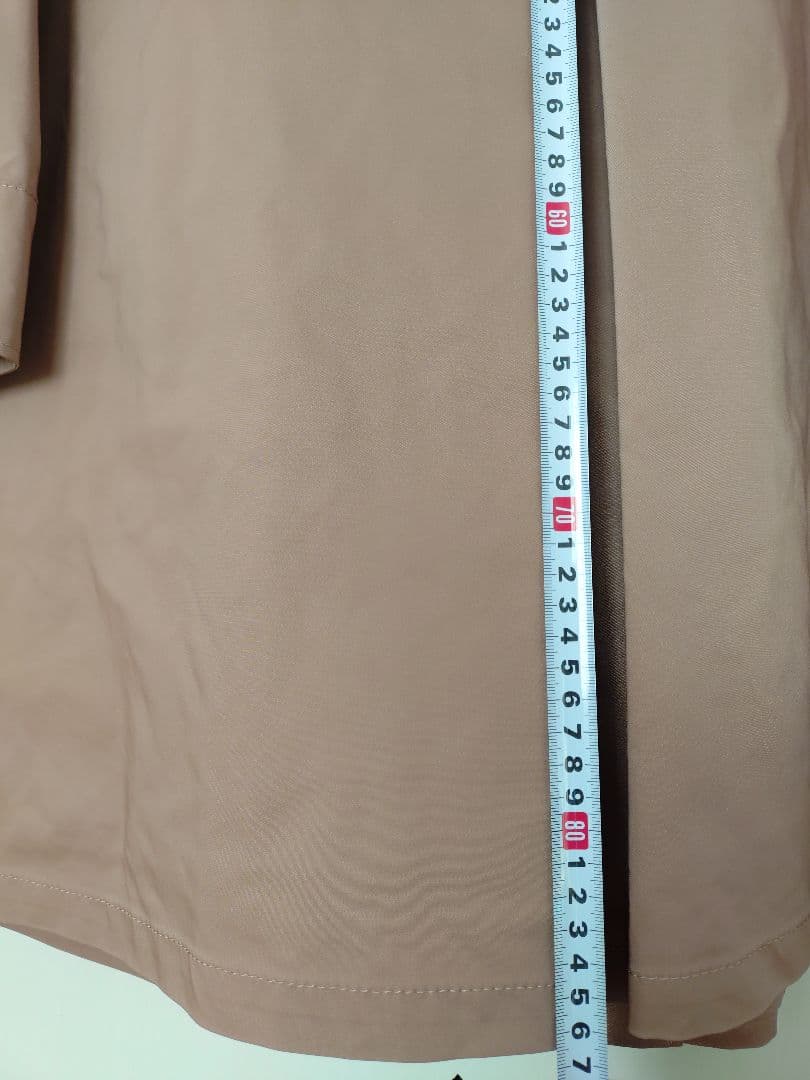 Leilian フード付きピンクトレンチコート　13＋サイズ