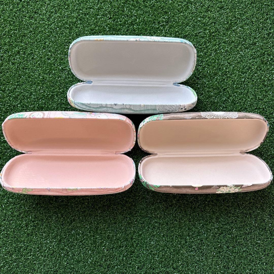 ピカピカ☆ハンドメイド メガネケース コンパクトミラー ユキエモン