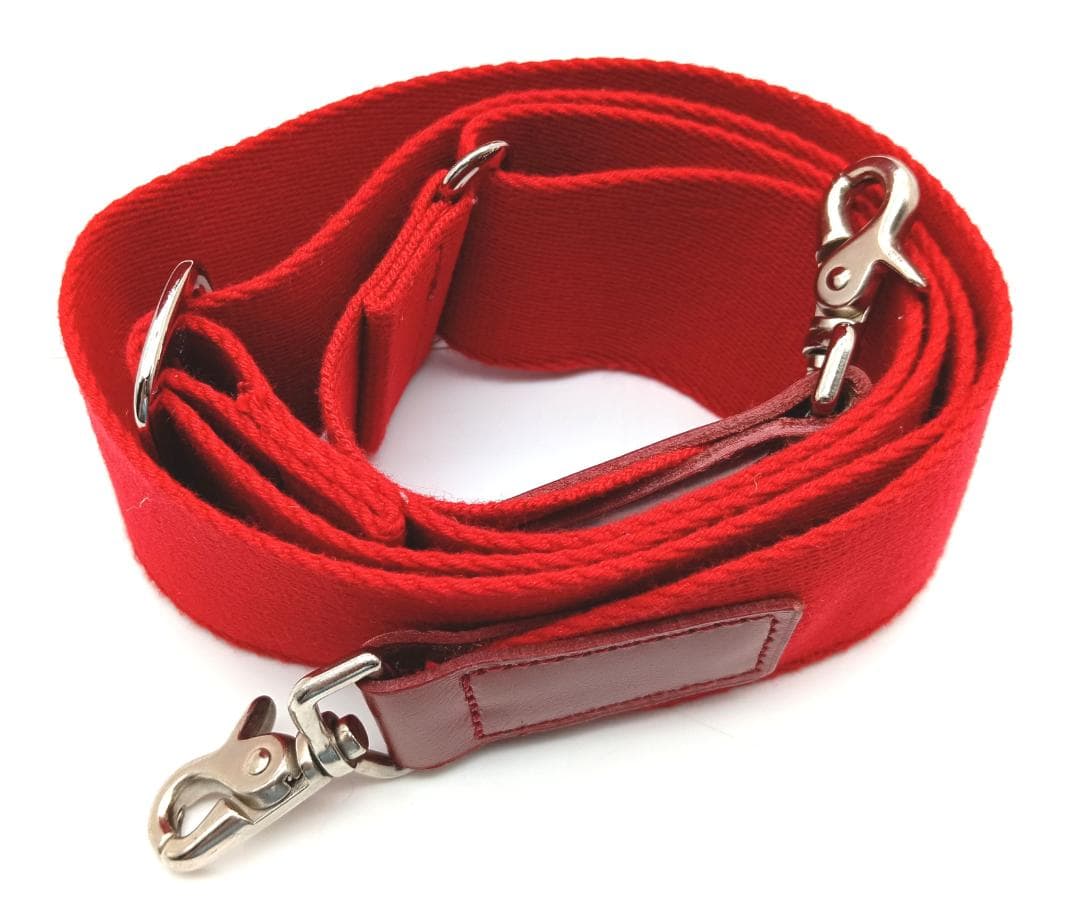 Vivienne Westwood MAN 2WAYバッグ キャンバス×レザー赤