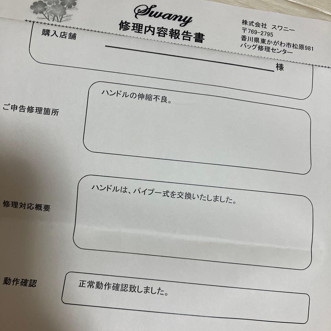 SWANY ペイズリー柄 ブラックキャリーTS15 ブラック 未使用に近い