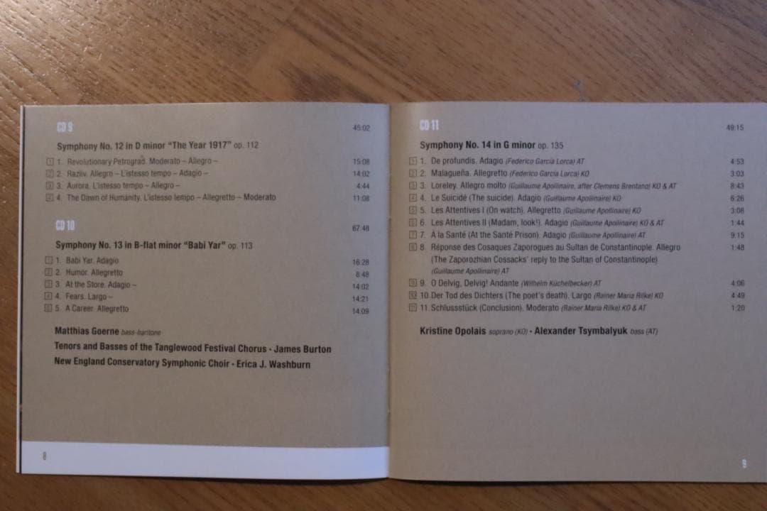 ネルソンス　ボストン交響楽団　ショスタコーヴィッチ全集　19CD