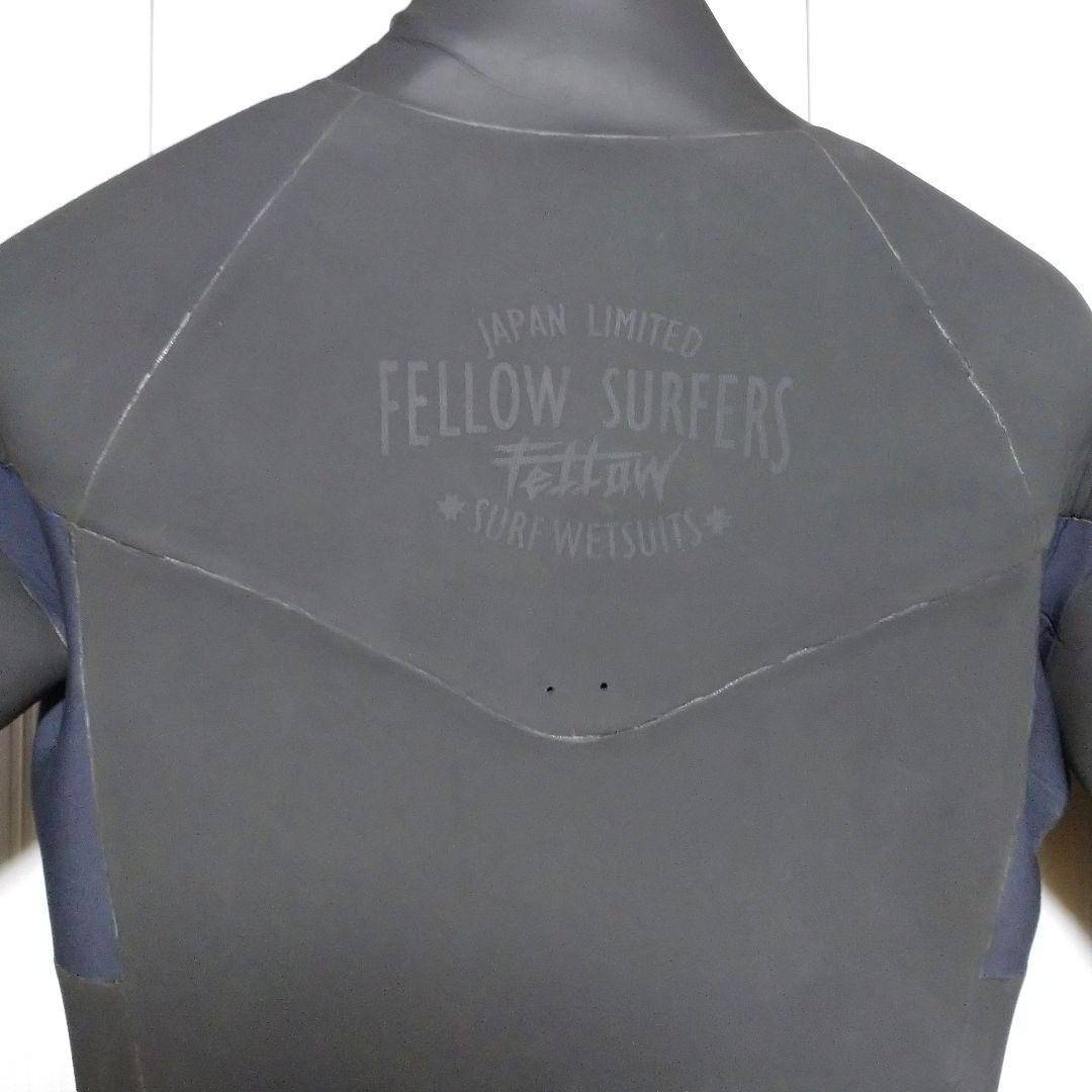 FELLOW セミドライ 5×3mm ロングチェストジップ 裏起毛 MLB