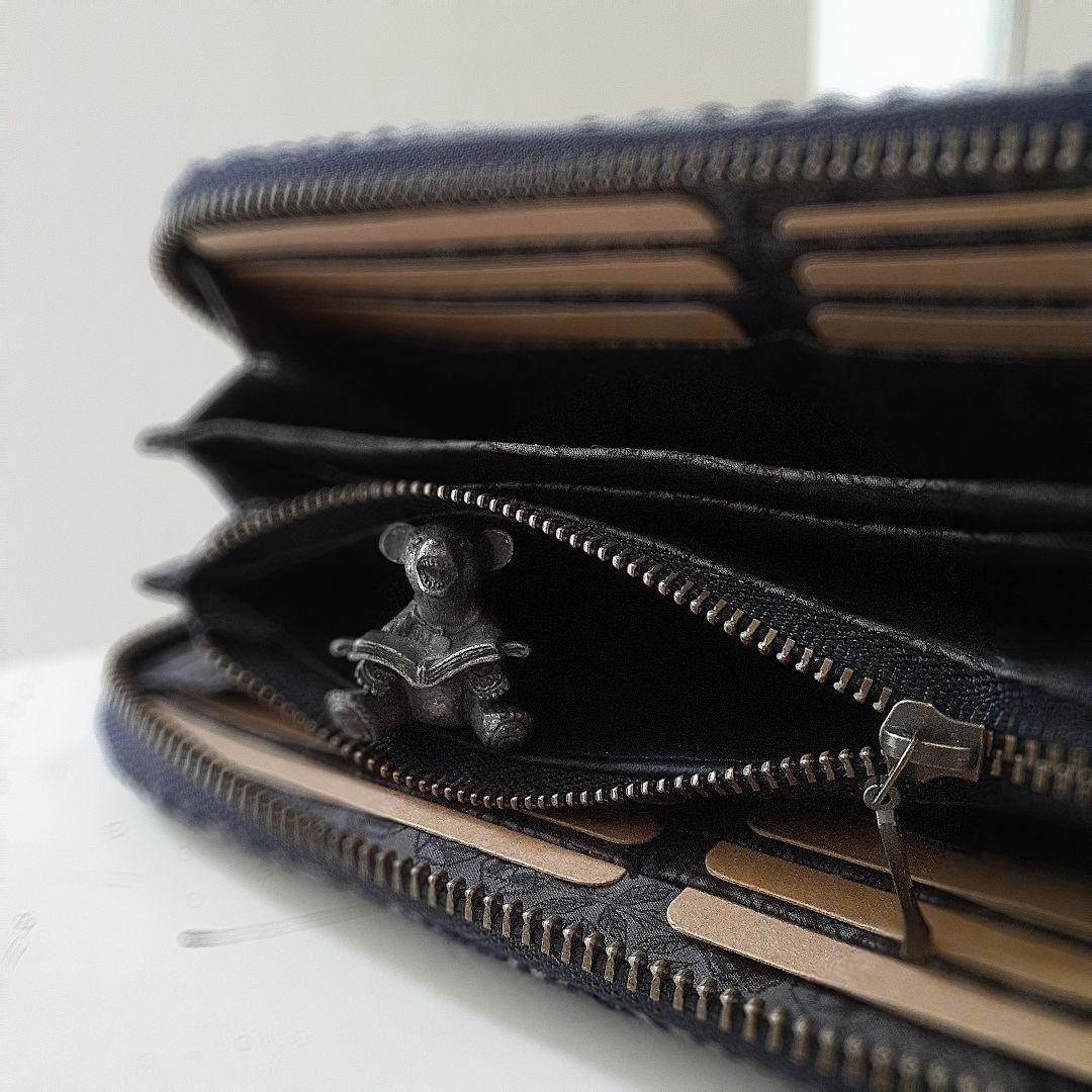 【専用】forest tile◆布製ロングウォレット