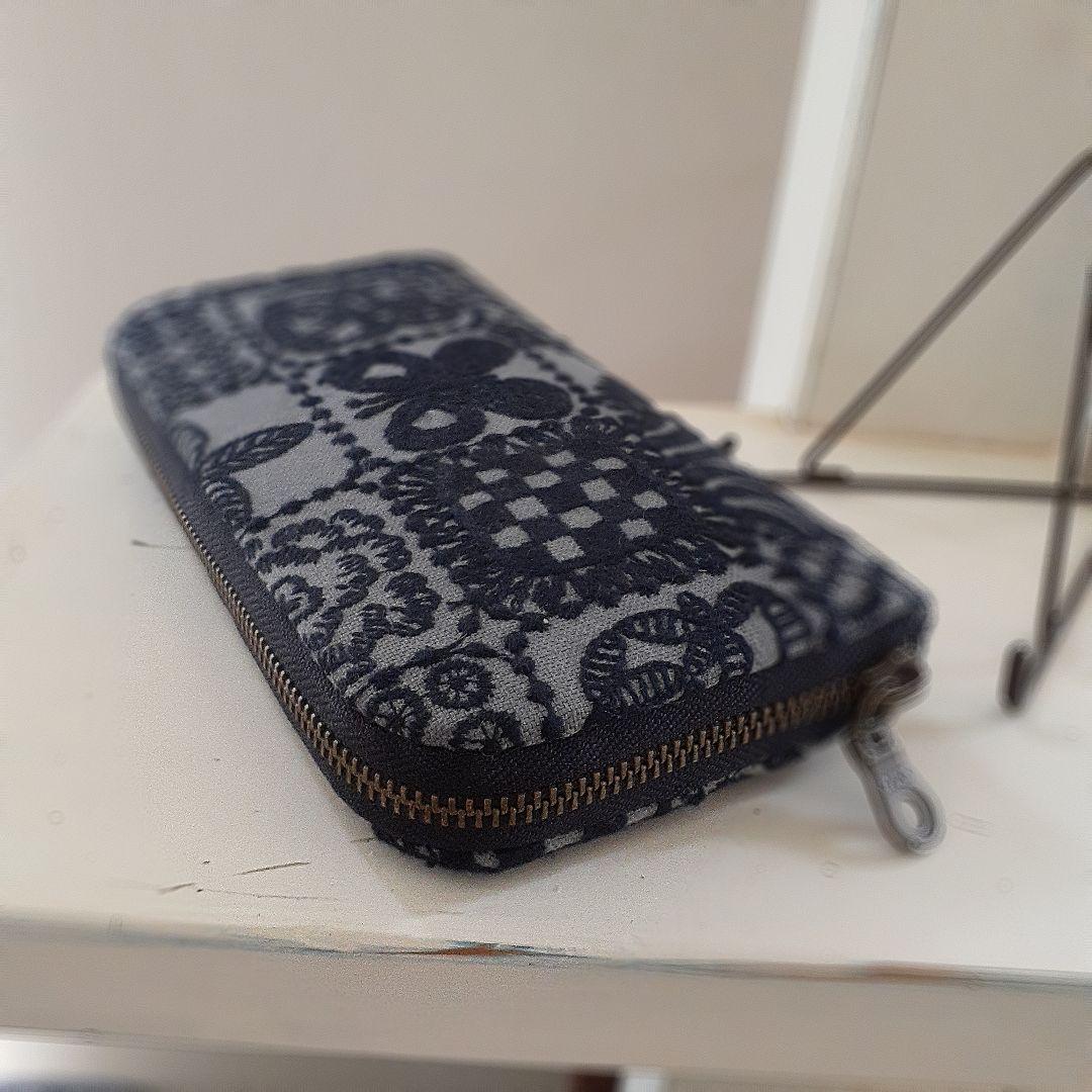 【専用】forest tile◆布製ロングウォレット