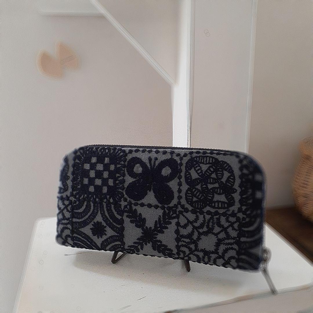 【専用】forest tile◆布製ロングウォレット