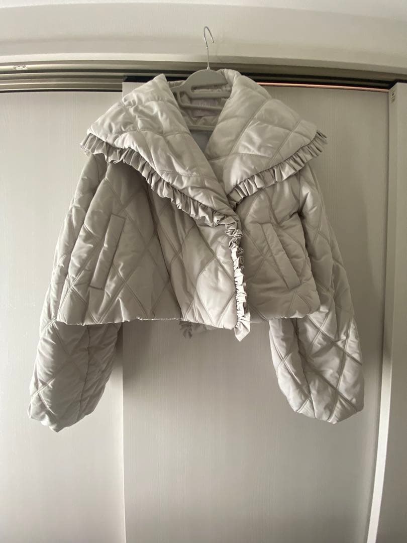 最終大幅値下げJ1U byラベルエチュード　美品ケープカラーショートコート