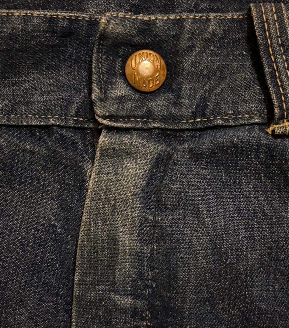 40s 50s ペインター TALON ピンロック UNION MADE 縦落ち