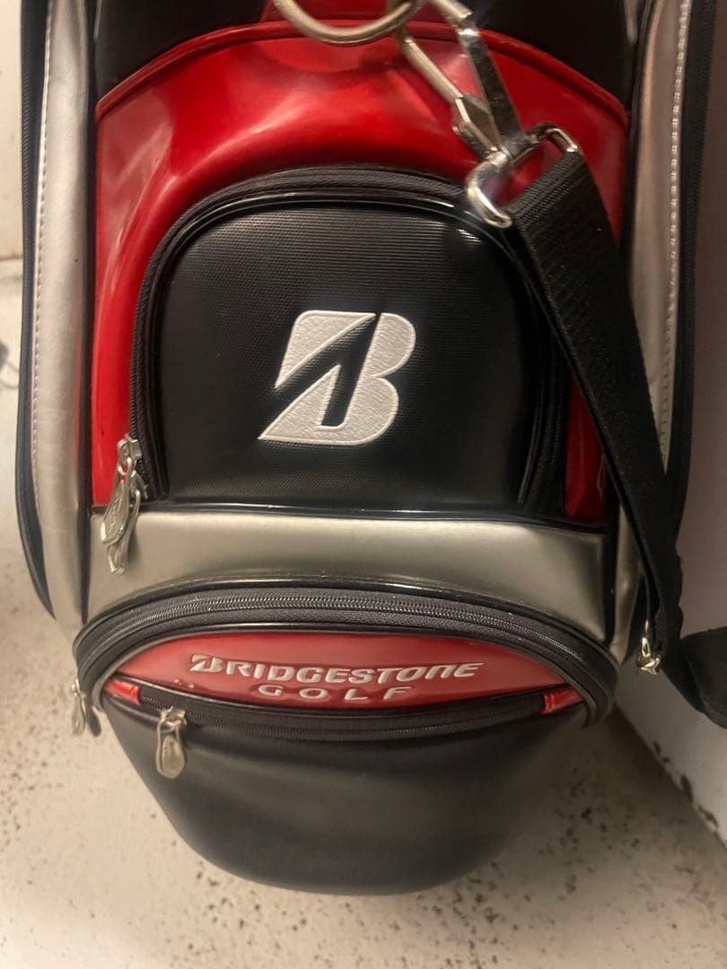 BRIDGESTONE ゴルフバッグ 赤黒
