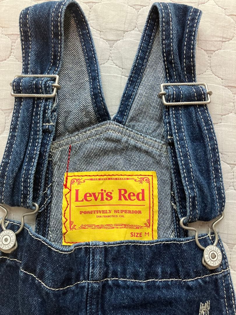 新品 リーバイスRED LR LOOSE OVERALL BLUE EYE M