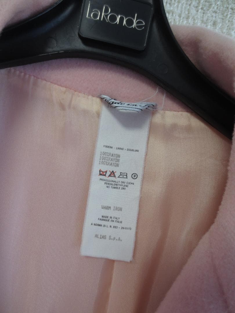 専用GIANNI VERSACE COUTURE ベビーピンクロングコート