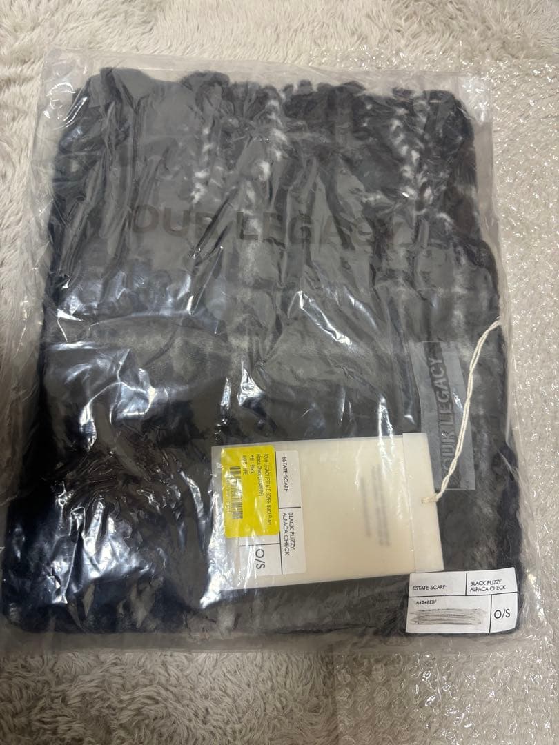 OUR LEGACY チェック柄マフラー