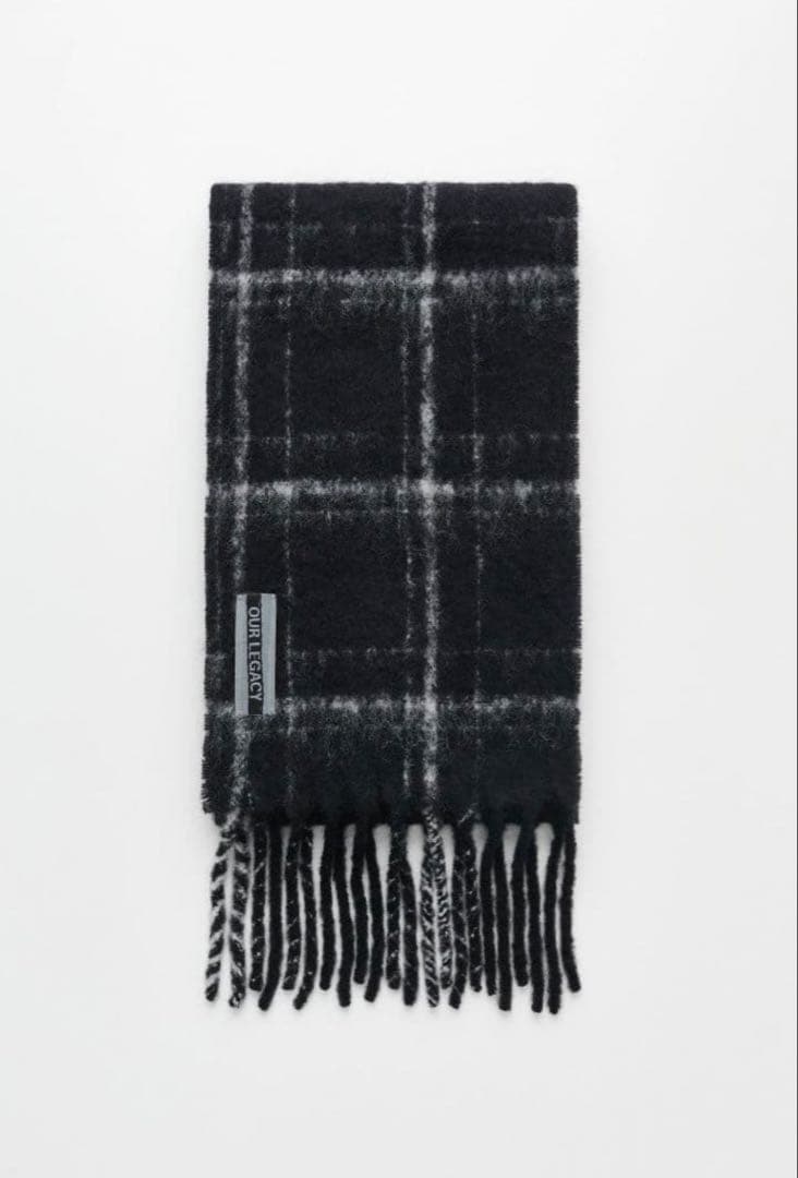 OUR LEGACY チェック柄マフラー