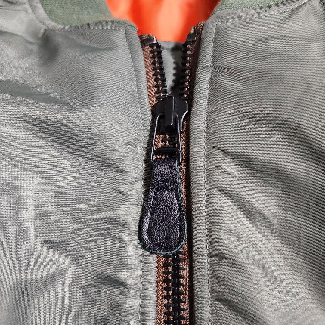 美品 ヒューストン MA-1 フライトジャケット セージグリーン