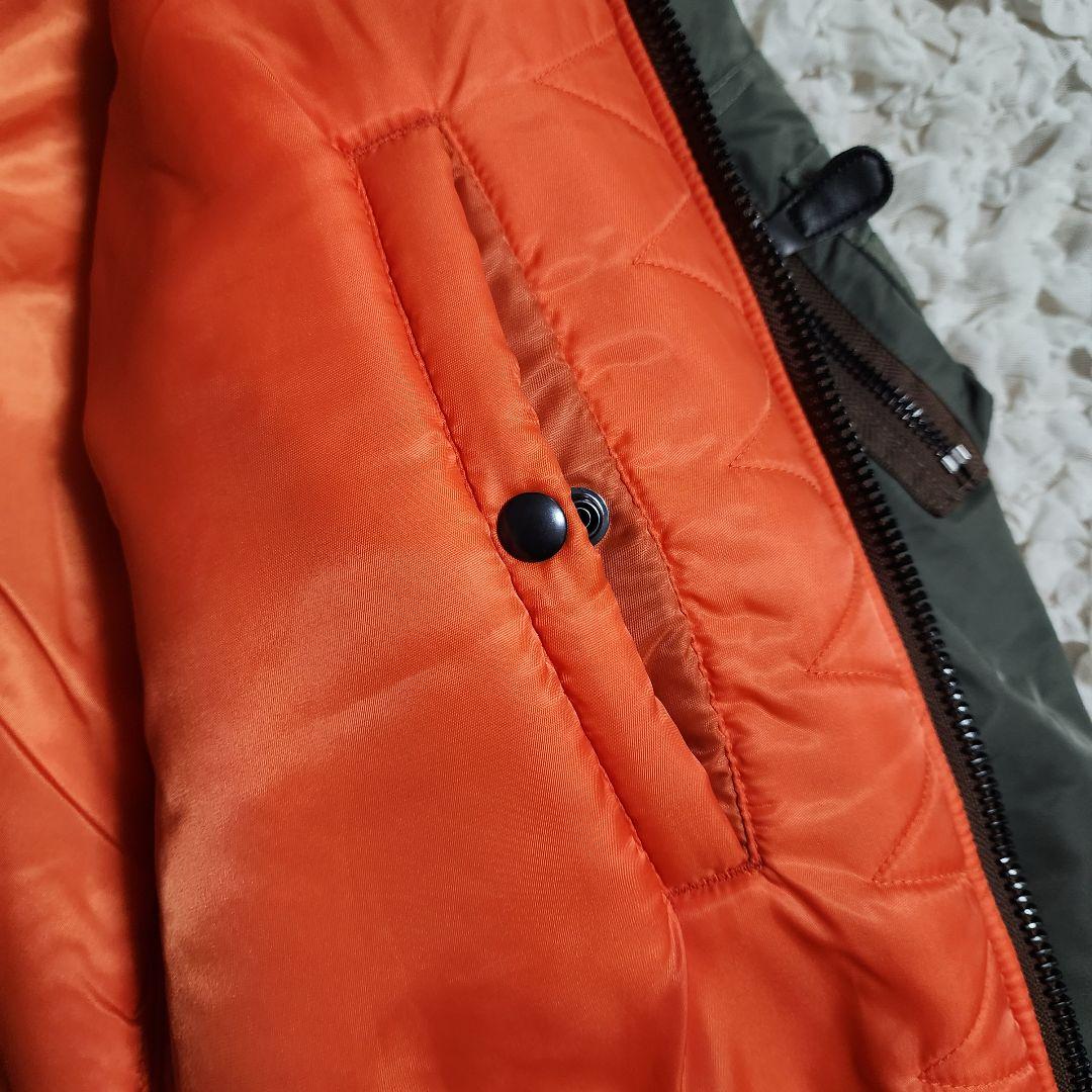 美品 ヒューストン MA-1 フライトジャケット セージグリーン