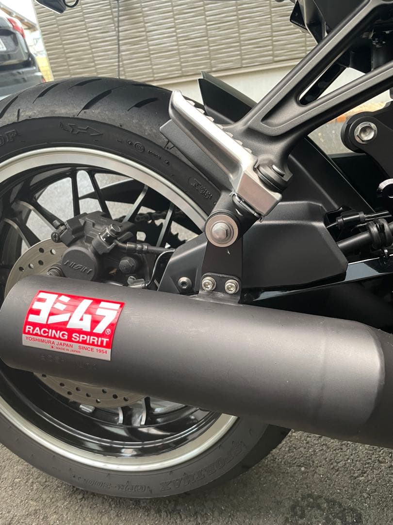 Z900RS 用機械曲ストレートサイクロンDuplex Shooter フルエキ