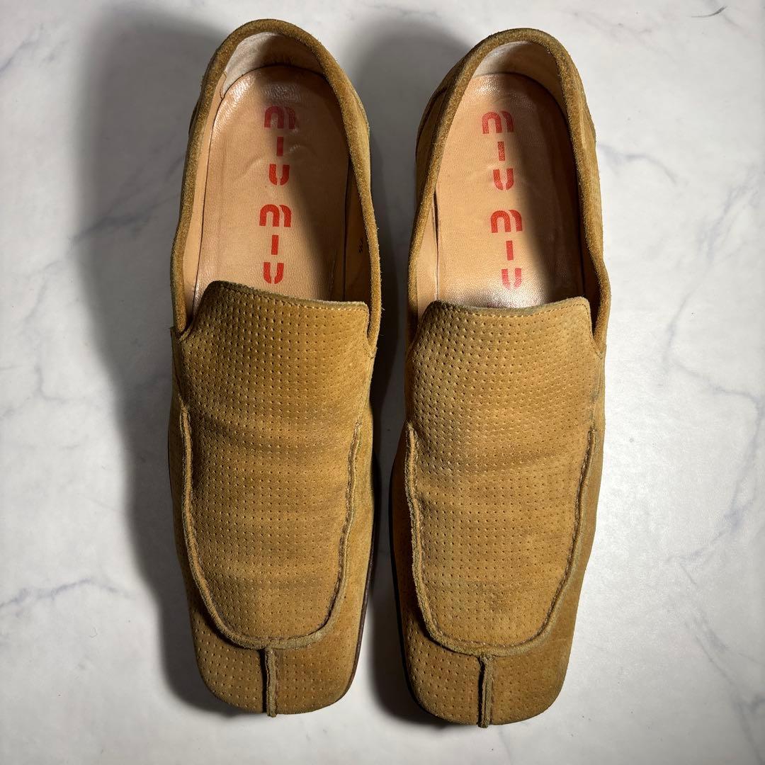 靴 90s miumiu suede loafers archive