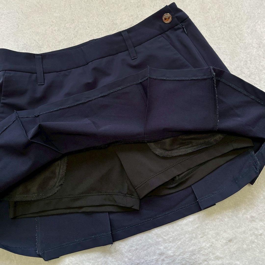 極美品　近年　デサントゴルフ 　セットアップ　ポロシャツ　プリーツスカート