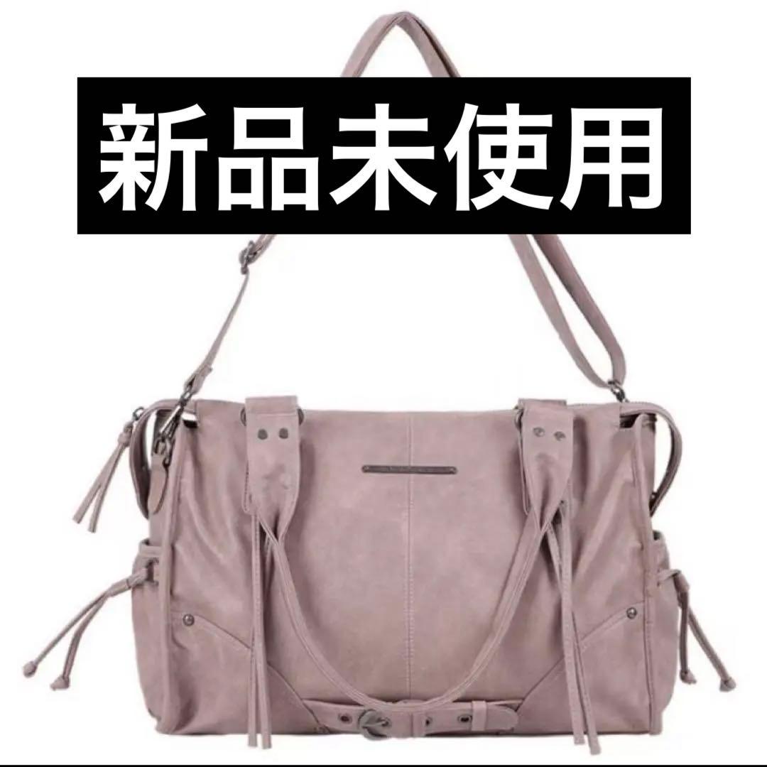 FANCY CLUB ピンク ショルダーバッグ 合皮 トートバッグ