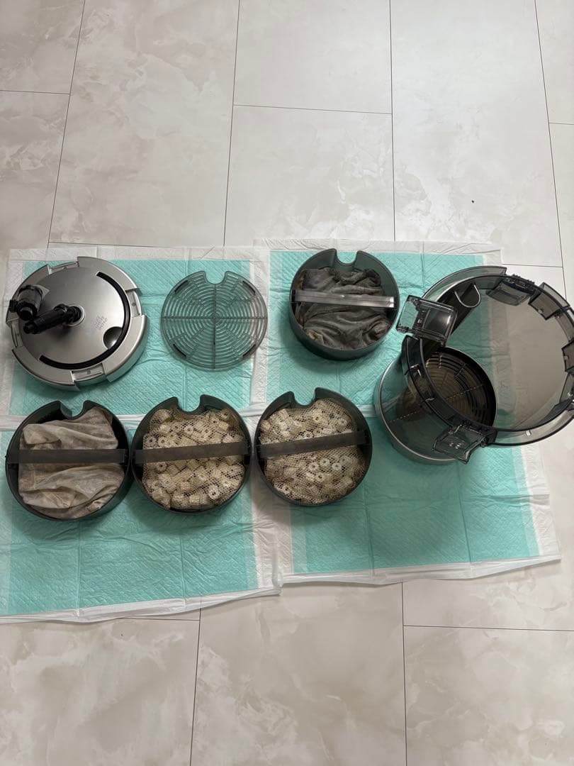 masato様90㌢大型ガラス水槽・水槽棚セット（フィルター・LEDライト付き）