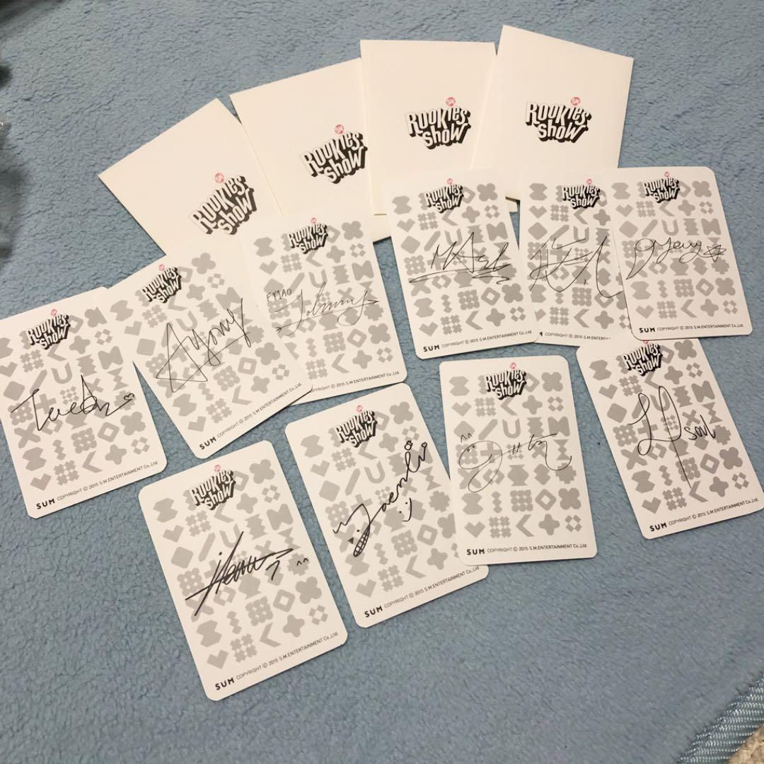 sm rookies show トレカ　nct127 nctdream nctu