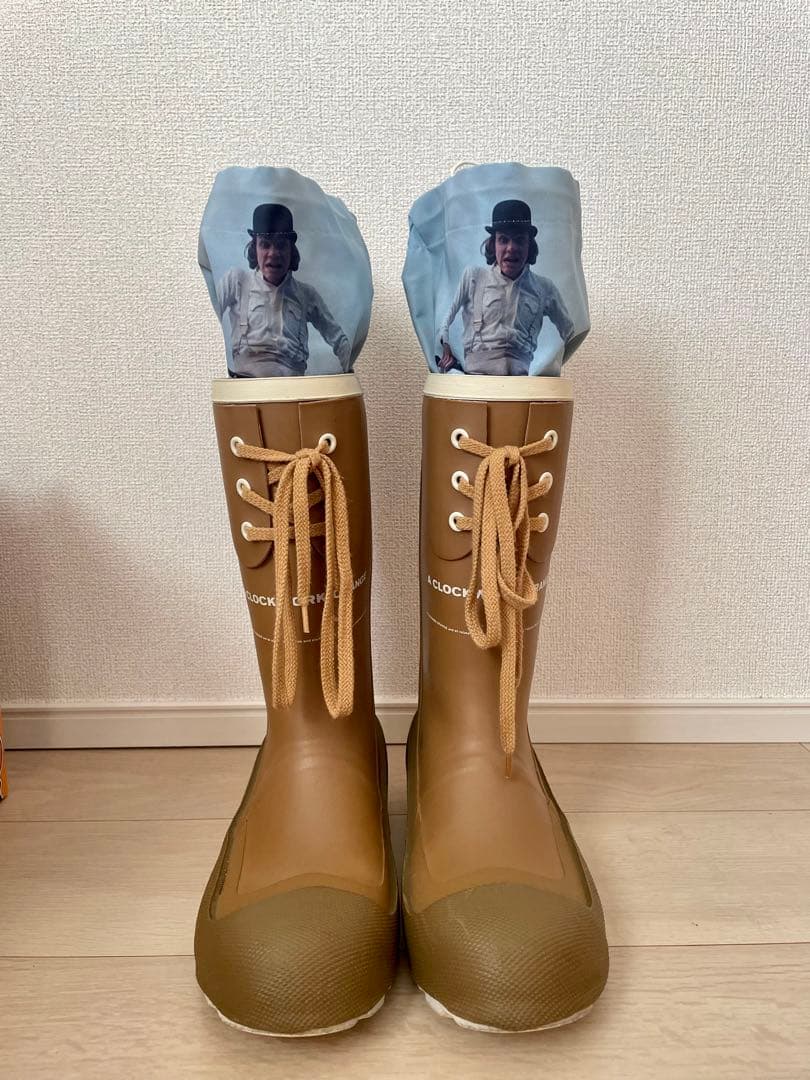 アンダーカバー　レインブーツ　時計仕掛けのオレンジ