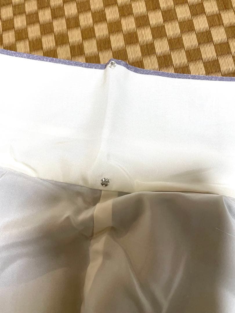 正絹　袷　訪問着　枝垂れ唐花　身丈（肩から）163㎝