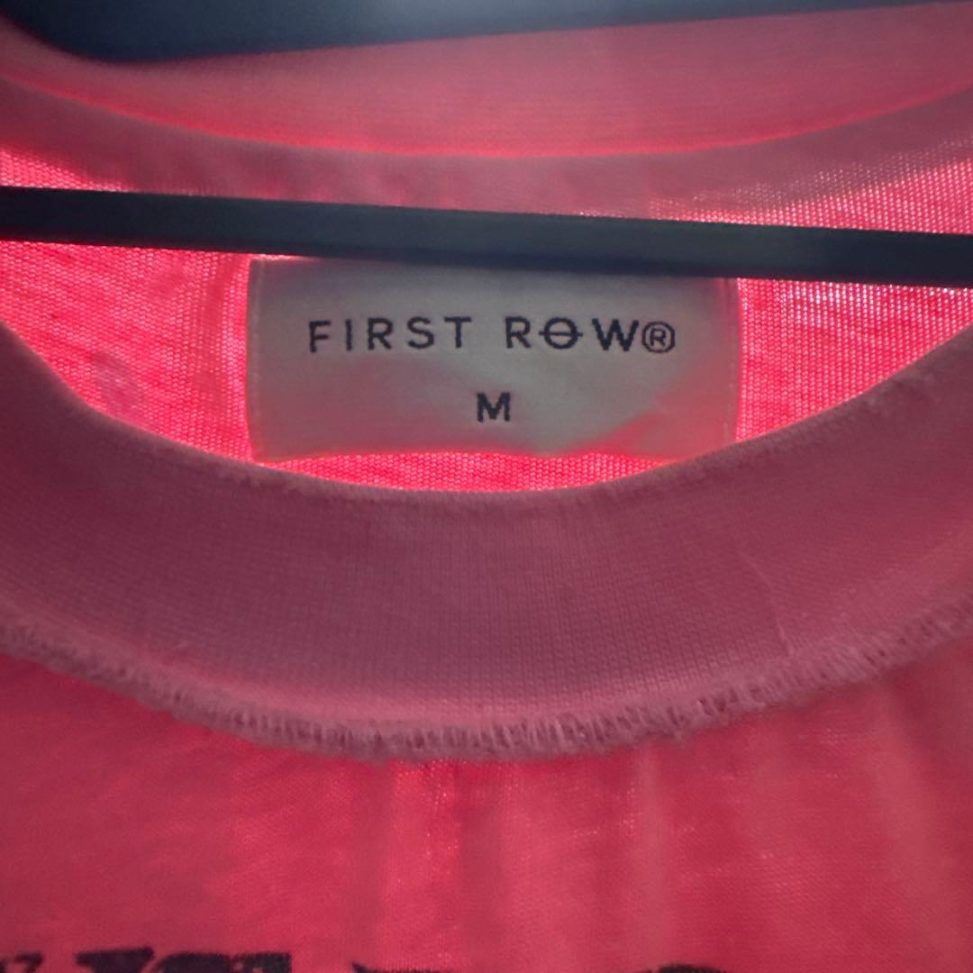FIRST ROW ピンク Tシャツ M
