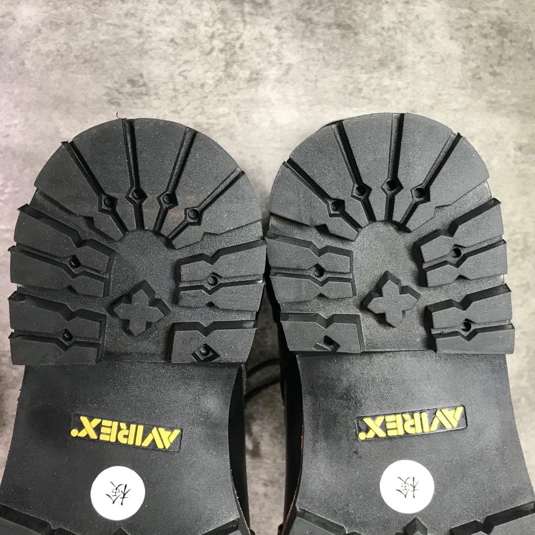 【新品未使用】箱付き　アヴィレックス　バイカーブーツ　YAMATO ブラック