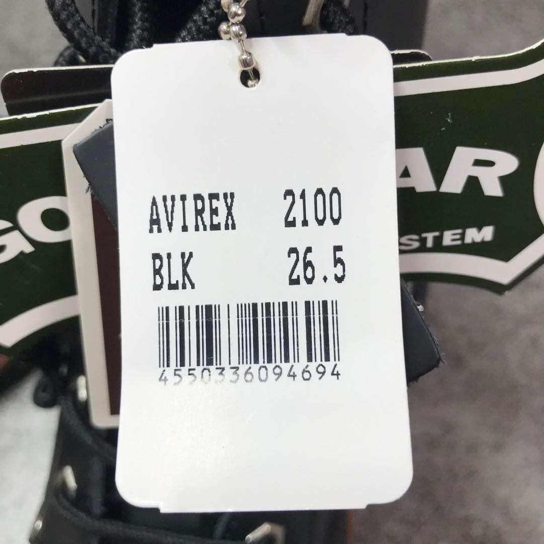 【新品未使用】箱付き　アヴィレックス　バイカーブーツ　YAMATO ブラック
