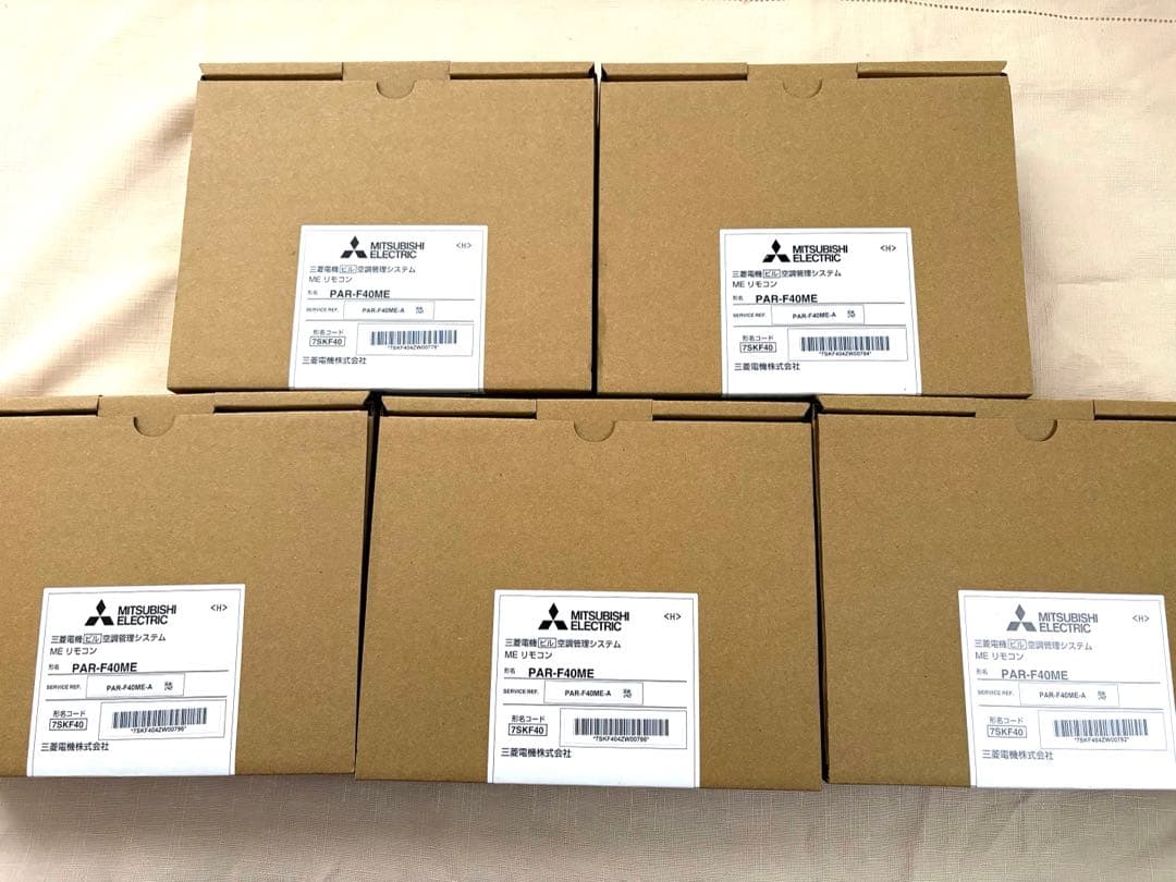 大*野様 三菱電機 エアコン用リモコン PAR-F40ME 5台セット