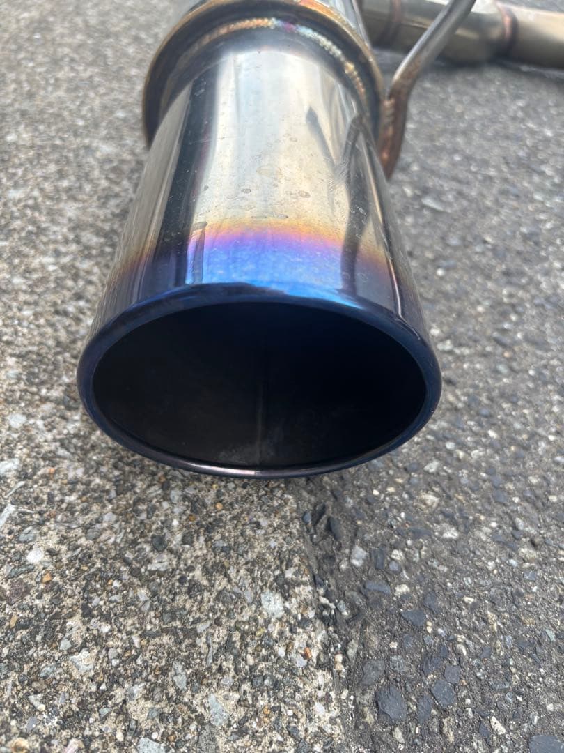86 zn6 マフラー　サイレンサー　2本だし　チタン色　砲弾