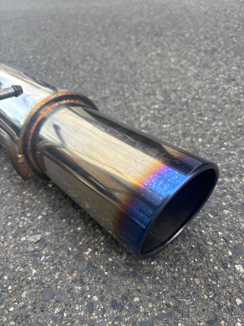 86 zn6 マフラー　サイレンサー　2本だし　チタン色　砲弾