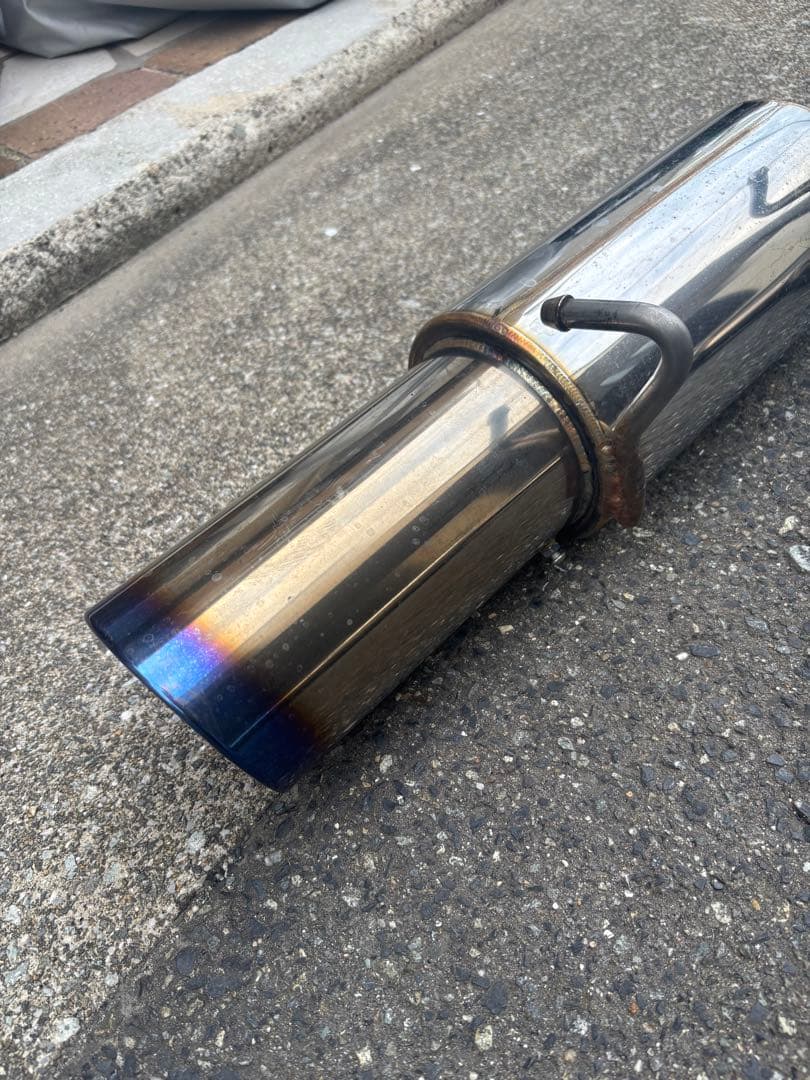 86 zn6 マフラー　サイレンサー　2本だし　チタン色　砲弾