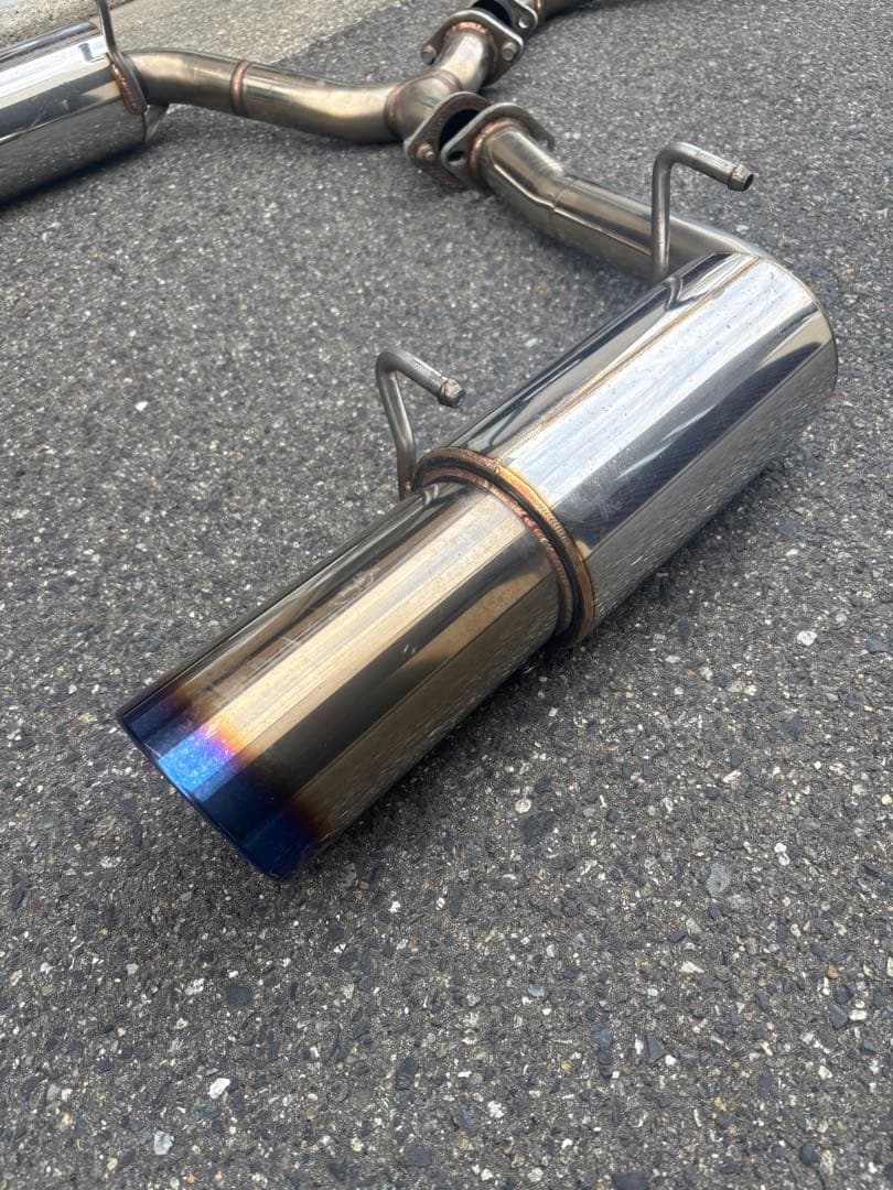 86 zn6 マフラー　サイレンサー　2本だし　チタン色　砲弾