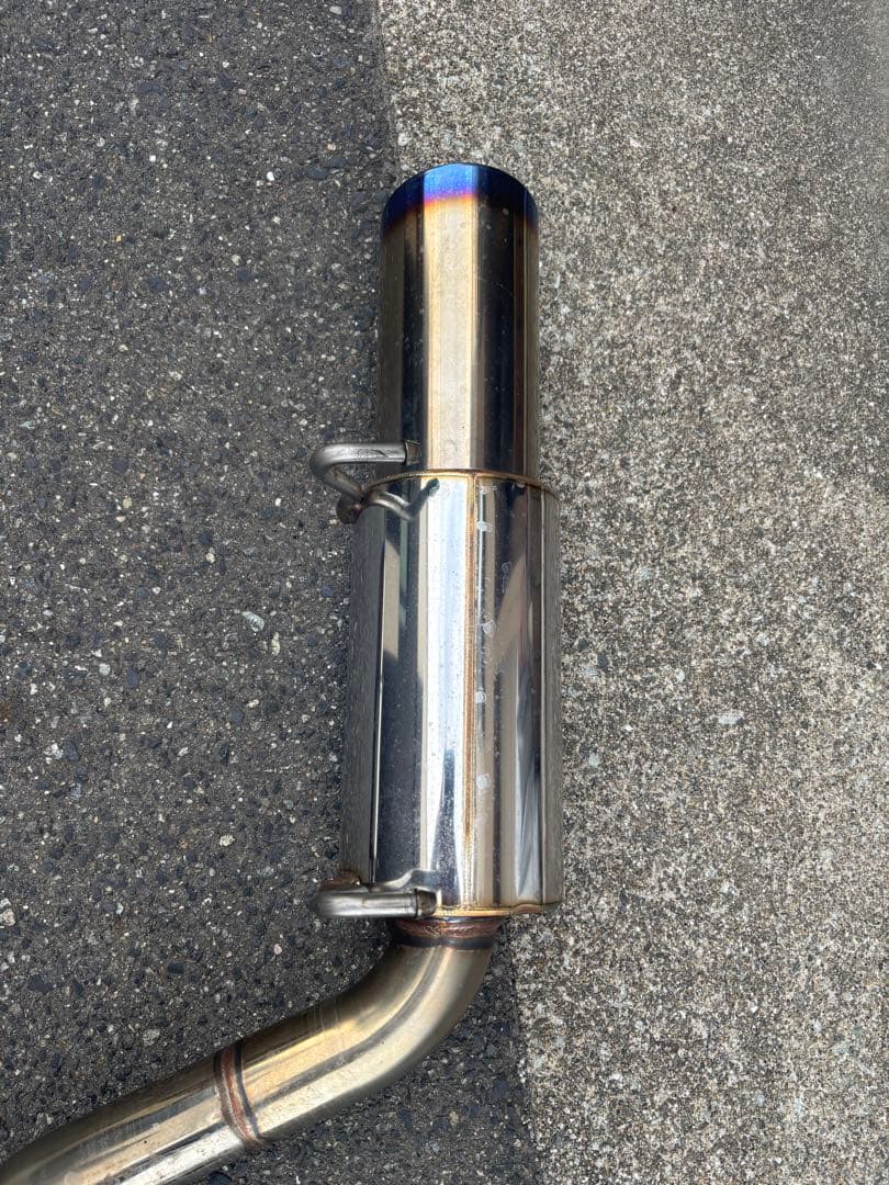 86 zn6 マフラー　サイレンサー　2本だし　チタン色　砲弾