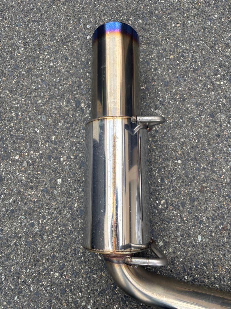 86 zn6 マフラー　サイレンサー　2本だし　チタン色　砲弾
