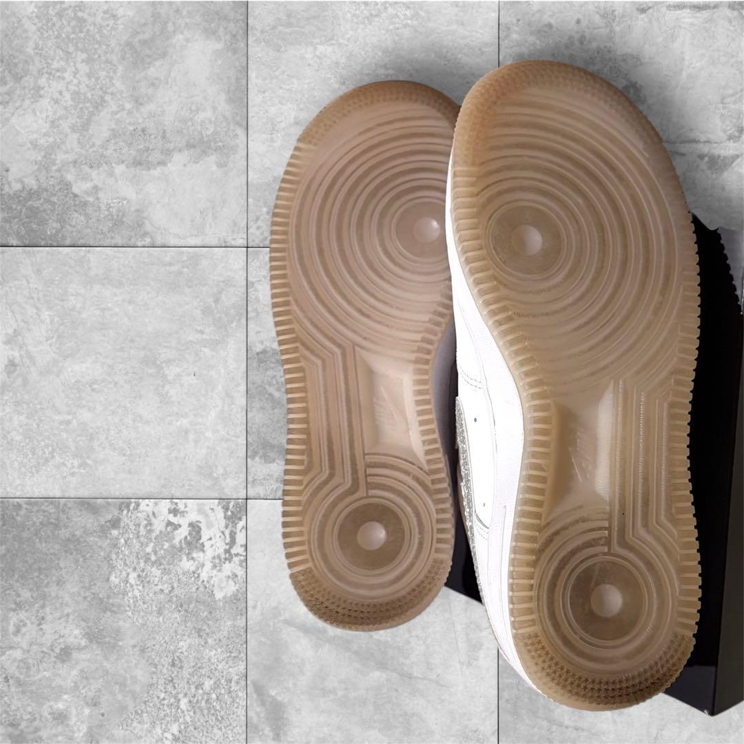 ナイキ エアフォース1 07 LX 22.5cm ホワイト/シルバー