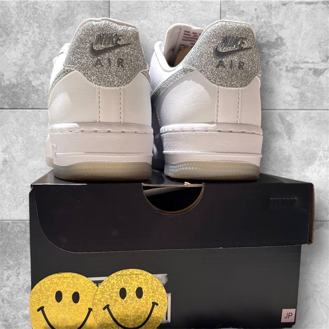 ナイキ エアフォース1 07 LX 22.5cm ホワイト/シルバー