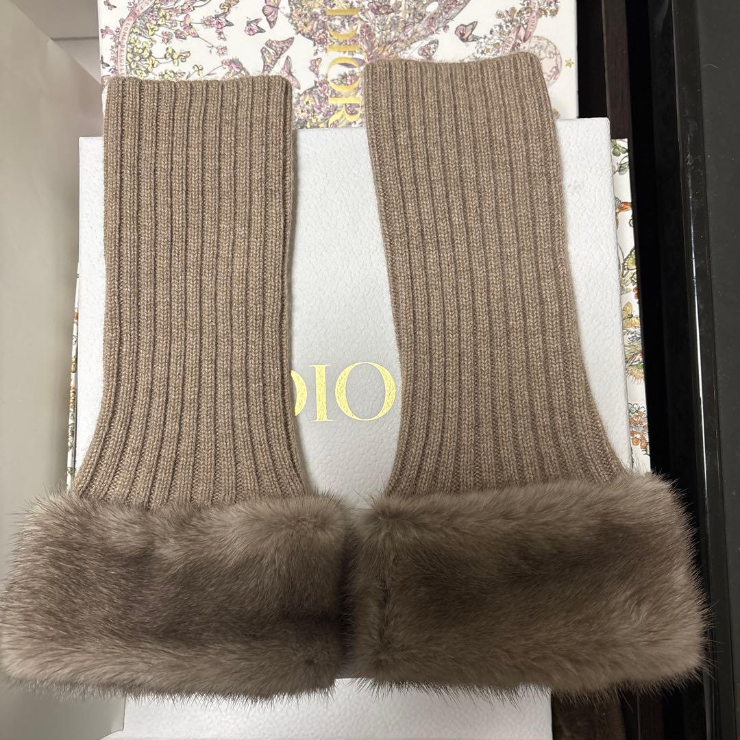 マックスマーラー　カシミヤ　ミンク　グローブ