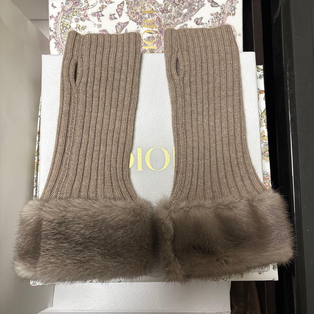 マックスマーラー　カシミヤ　ミンク　グローブ