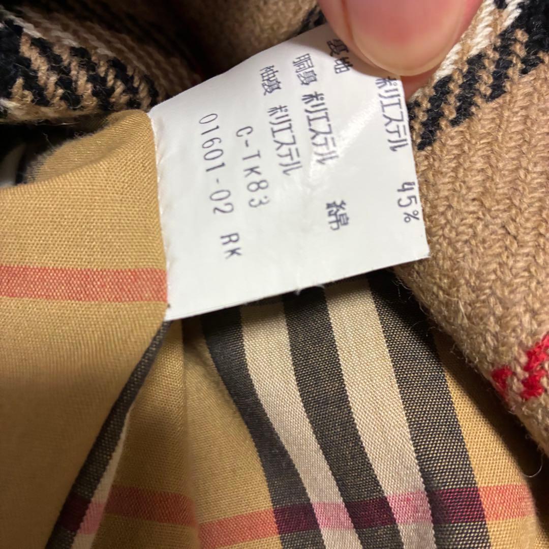 バーバリー　トレンチコート　ライナー　ベルト　ダブル　ノバチェック　カーキ