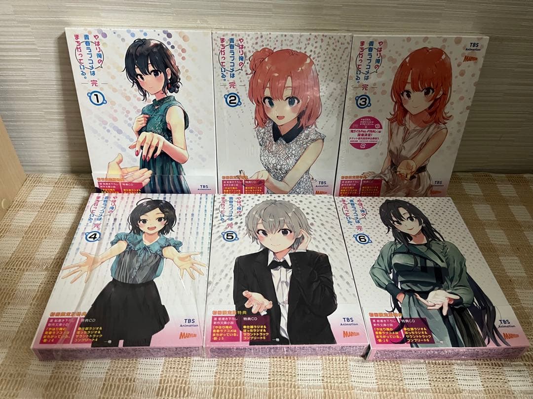 小説付　やはり俺の青春ラブコメはまちがっている。完 初回全6巻セット　DVD