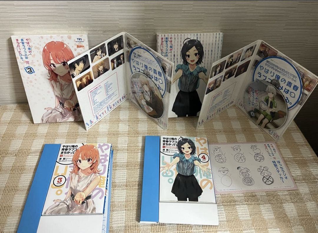 小説付　やはり俺の青春ラブコメはまちがっている。完 初回全6巻セット　DVD