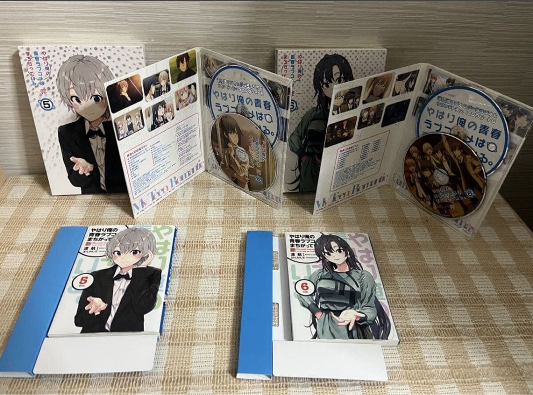 小説付　やはり俺の青春ラブコメはまちがっている。完 初回全6巻セット　DVD