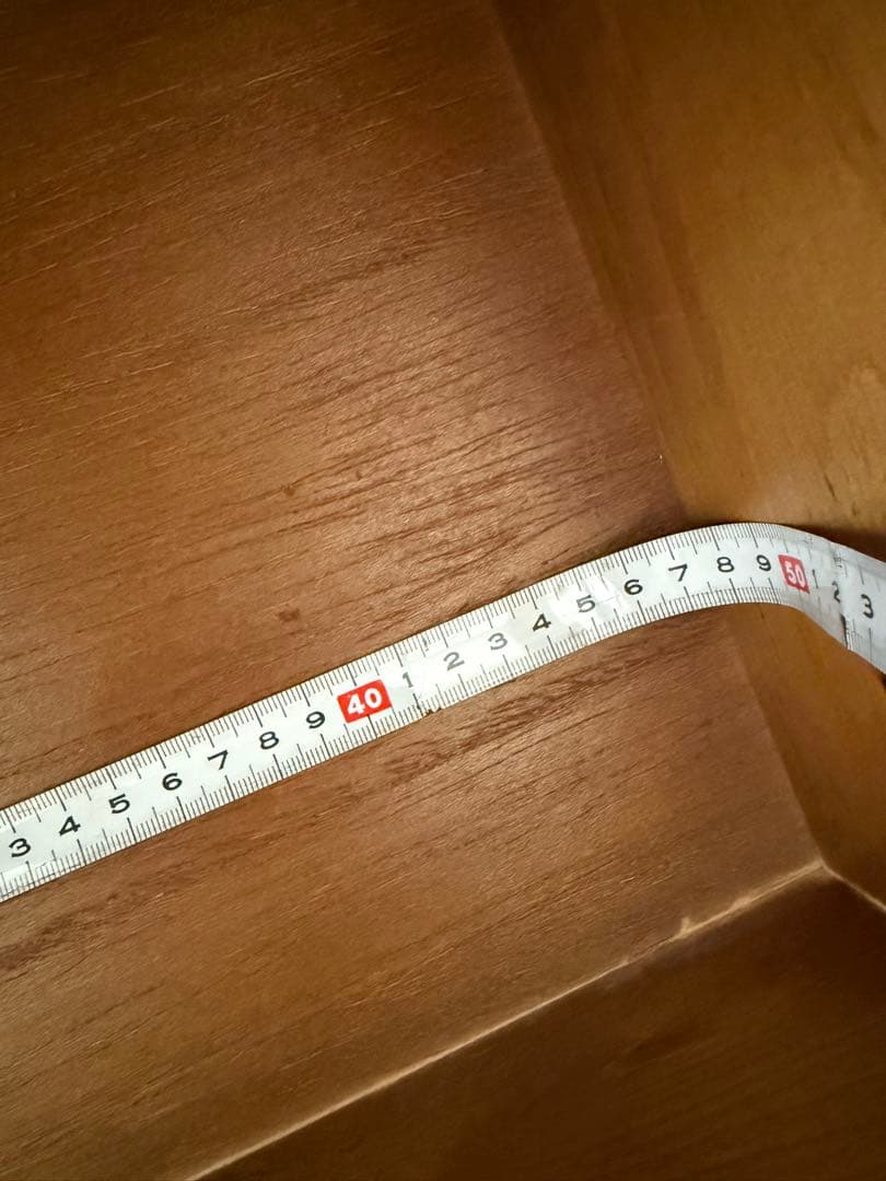 誠工舎　花柄タイル装飾　木製チェスト