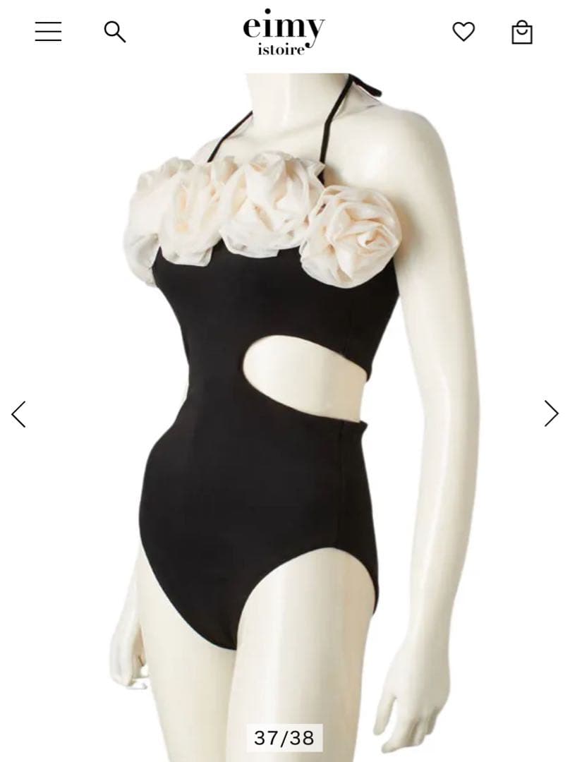 タグ付きeimy istoire Flower motifカッティングワンピース