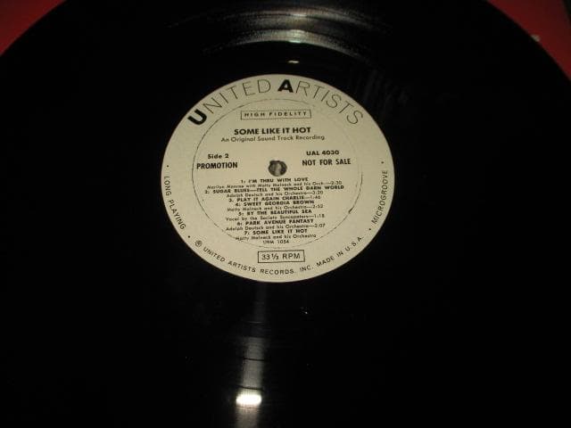 洋楽 marilyn monroe Some Like It Hot (RARE!!)