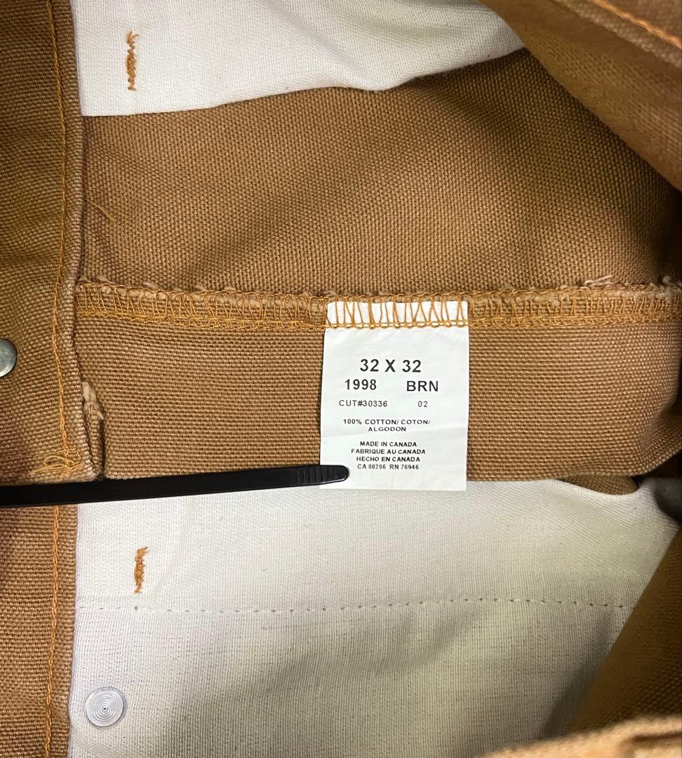 BIGBILLビッグビル ダブルニーパンツ ブラウンダック/カーハート コリンボ